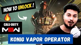 How to get Konig Vapor Operator skin in #MW3 | Warzone & modern warfare 3 || by borntoplaygames