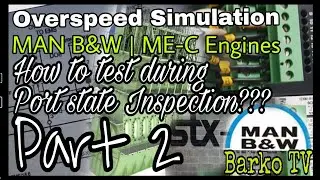 PART 2: ME-C MAN B&W Main Engine Overspeed simulation using EPS unit Lyngso Marine Sam Electronics