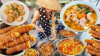 Độc đáo Bún riêu da heo cuộn Chả Tôm của chị gái duyên dáng dễ thương hút khách ở Sài Gòn
