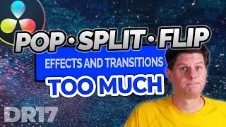 TOO Much - POP SPLIT FLIP Effects / Davinci Resolve 17 Tutorial