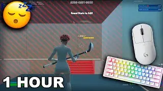 ASMR Chill (1 hour)🤩 Piece Control 1v1🏆Satisfying Keyboard Fortnite