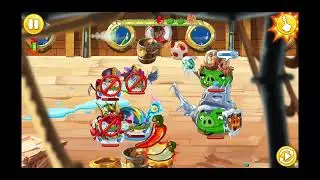 Angry Birds Epic - Superhero rogues + Thunderbird = Critical Thorny-Shock Defense (Cave 24 Part 1)