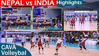 CAVA Women's Volleyball 2024 Final | Nepal vs India | Full Highlights