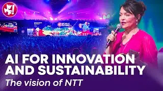 AI for innovation and sustainability - Rika Nakazawa from NTT at WMF2023