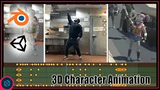 3D Character Animation For Games Behind The Scenes | Blender to Unity [ Preview ]