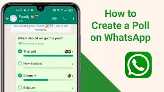 How to Create a Poll on WhatsApp | Make WhatsApp Poll Vote [2024]