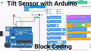 Tilt Sensor with Arduino Tinkercad | Vibration sensor with Arduino Tinkercad | Arduino Project