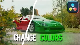 How To Change COLOR Of Any OBJECT - DaVinci Resolve