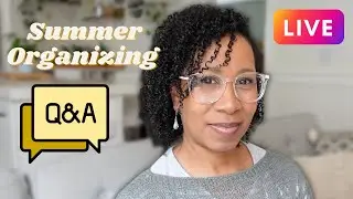 (REPLAY) Answering Your Home Organizing Questions! | Live Chat