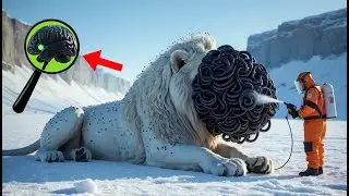 Frozen Paws, Burning Heart: Brave White Lion Cub Seeks Help to Save Its Dying Mother in the Arctic