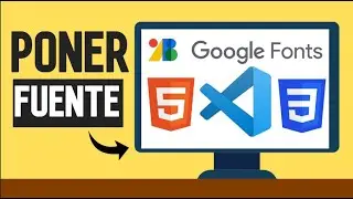 ➡️ como PONER una FUENTE de GOOGLE FONTS en HTML 😱