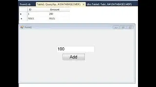 How to Sum Text Box Amount in SQL Server Database Column VB.NET