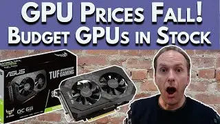 Budget GPUs IN STOCK!!! GPU Prices FALL!! [July GPU Market Update]