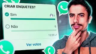 Como CRIAR UMA ENQUETE no WHATSAPP | NOVA FUNÇÃO OFICIAL!