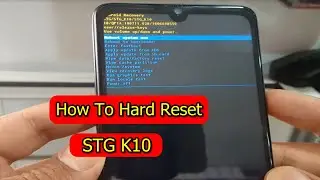 How To Hard Reset STG K10