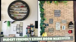 Budget friendly living room makeover