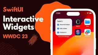 Interactive Widgets - iOS 17 - SwiftUI - WWDC 2023