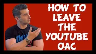 How to LEAVE the YouTube OAC (YouTube Official Artist Channel)