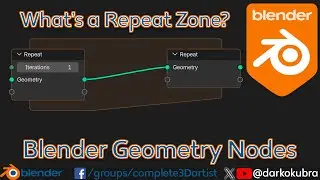 What is the Repeat Zone in Blender Geometry Nodes?