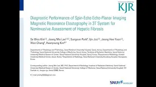 [Listen to Authors] Performance of 3T SE-EPI for Assessing Hepatic Fibrosis