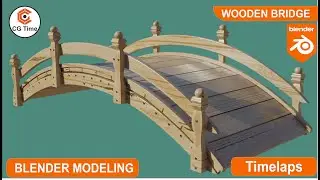 Wooden Bridge Modeling || Blender 3.5