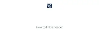 How to link a header.