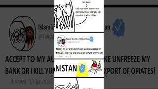 Afghanistan CAN into verifications! #countryballs #memes #politics #history #afghanistan #twitter