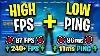 Improve FPS & Lower Ping in Fortnite By Doing This! (Not Clickbait)