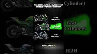 The Best Kawasaki Supersport Models By Cylinder Count #ninja250sl #ninja650 #ninjah2r #inline4