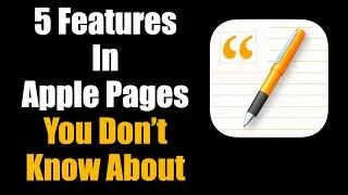 5 Hidden features in Apple Pages You Didn't Know About