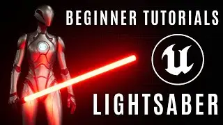 Make a LIGHTSABER in Blueprint: BEGINNER UE5 Tutorial