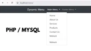 How to Create a Dynamic Menu with PHP and MySQL