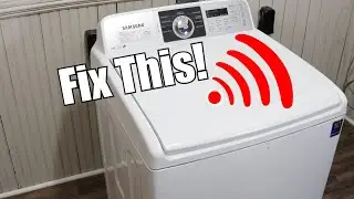 Samsung Washer Wont Spin Out Clothes, Banging Noise DC Error Code Fix