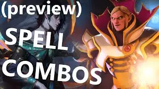 Hwei Vs Invoker  - Spell Combo Demonstration (Comparison PREVIEW)