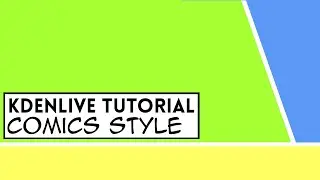 Kdenlive tutorial - Comics style effect