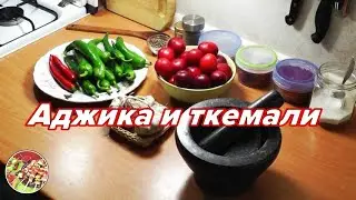 Ткемали и аджика, соусы - хиты грузинской кухни. Превосходно!