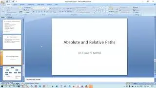 Absolute and Relative paths in Linux