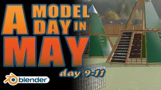 A Model A Day in May: Days 9-11 - Climbing Frame in Blender
