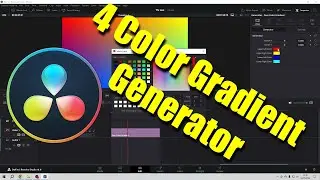 4 Color Gradient Generator in DaVinci Resolve