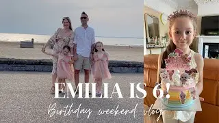 Emilia's 6th Birthday weekend in Weston super Mare June 2023 | Family Vlog