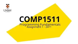 COMP1511 Assignment 1 Livestream