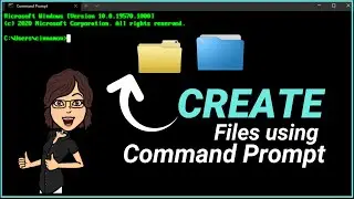 How to create Files using Command Prompt in Windows | Creating Files & Directories In Command Prompt