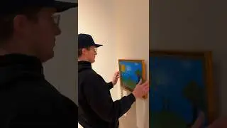 PUTTING FAKE ART IN A MUSEUM