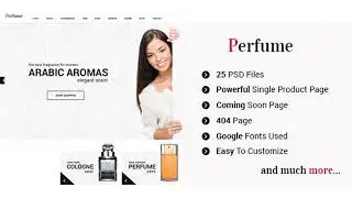 Perfume - eCommerce Perfume Shop PSD Template | Themeforest Website Templates and Themes