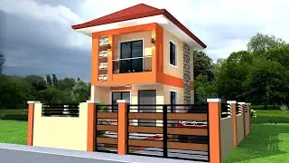 SMALL TWO STOREY HOUSE DESIGN | 3.5M X 5M | TINY HOUSE | BAHAY | PORMA HOUSE