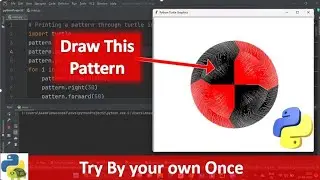 Try this pattern by your own DIY || Turtle library in Python || Basic python coding