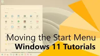 Moving Start Menu to the Left | Windows 11 Tutorials