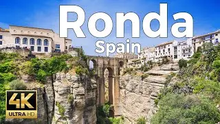 Ronda, Spain Walking Tour (4k Ultra HD 60fps) – With Captions