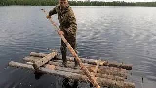 Утащил детей в ТАЙГУ. Рыбалка с ПЛОТА. Сбор ЦАРСКОЙ ЯГОДЫ. ТАЁЖНАЯ УХА.