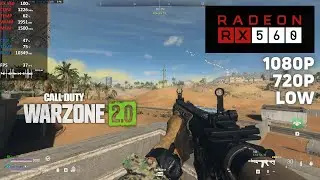 COD Warzone 2.0 | RX 560 + i7 3770 | 1080p, 720p | Low Settings